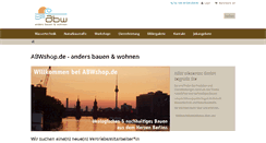 Desktop Screenshot of abwshop.de