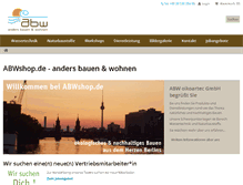 Tablet Screenshot of abwshop.de
